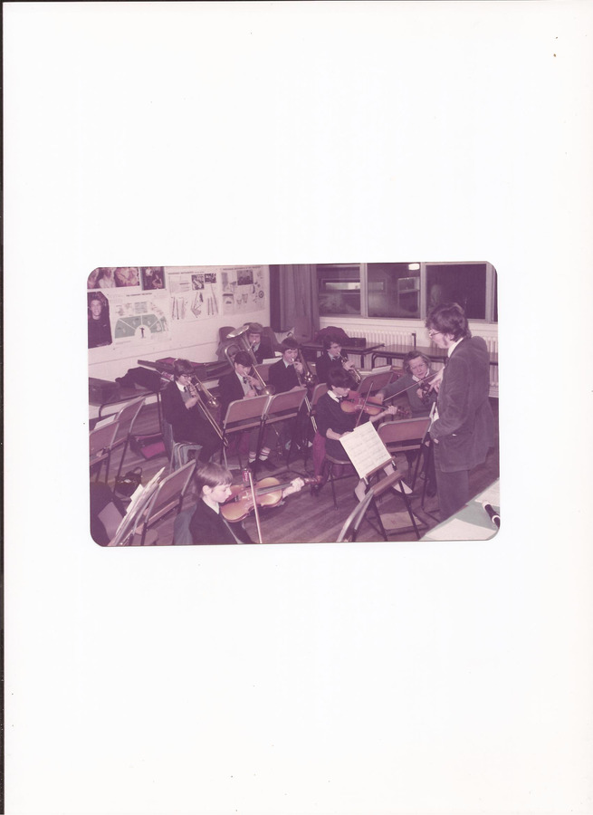 Brass and string section 